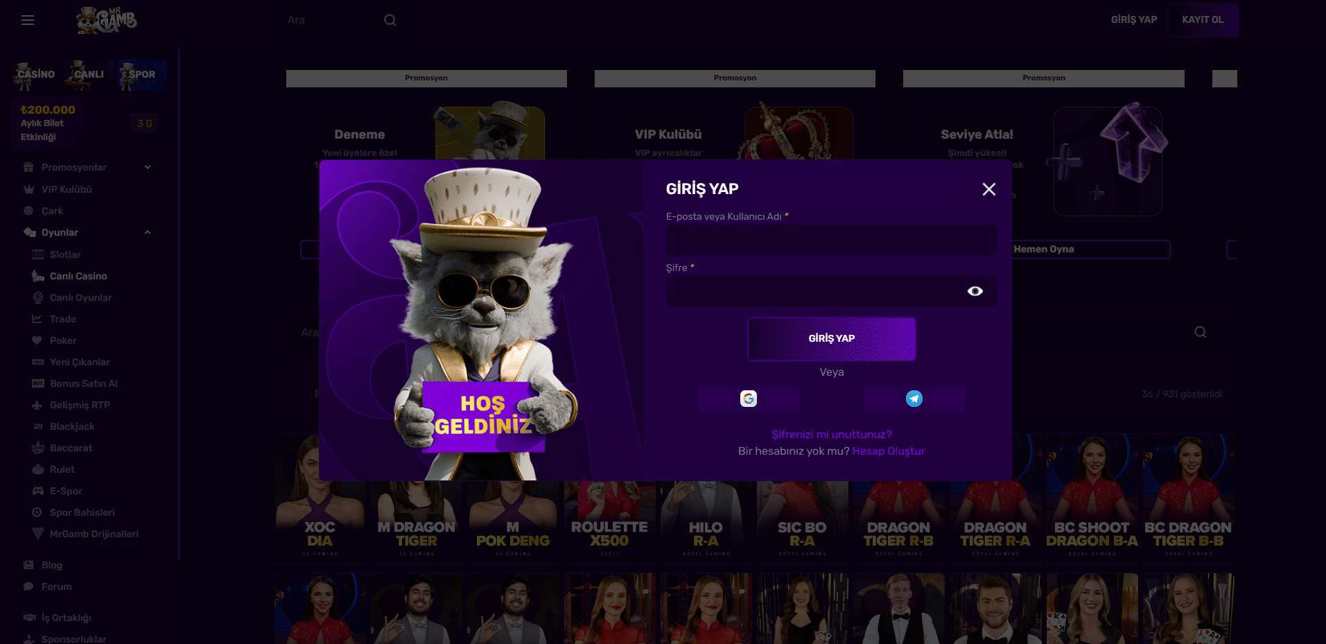 Casino Bahis ve Bet Yeni Oyun
